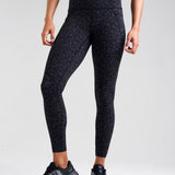 Sculpt High-Waisted Leggings Leopard Black