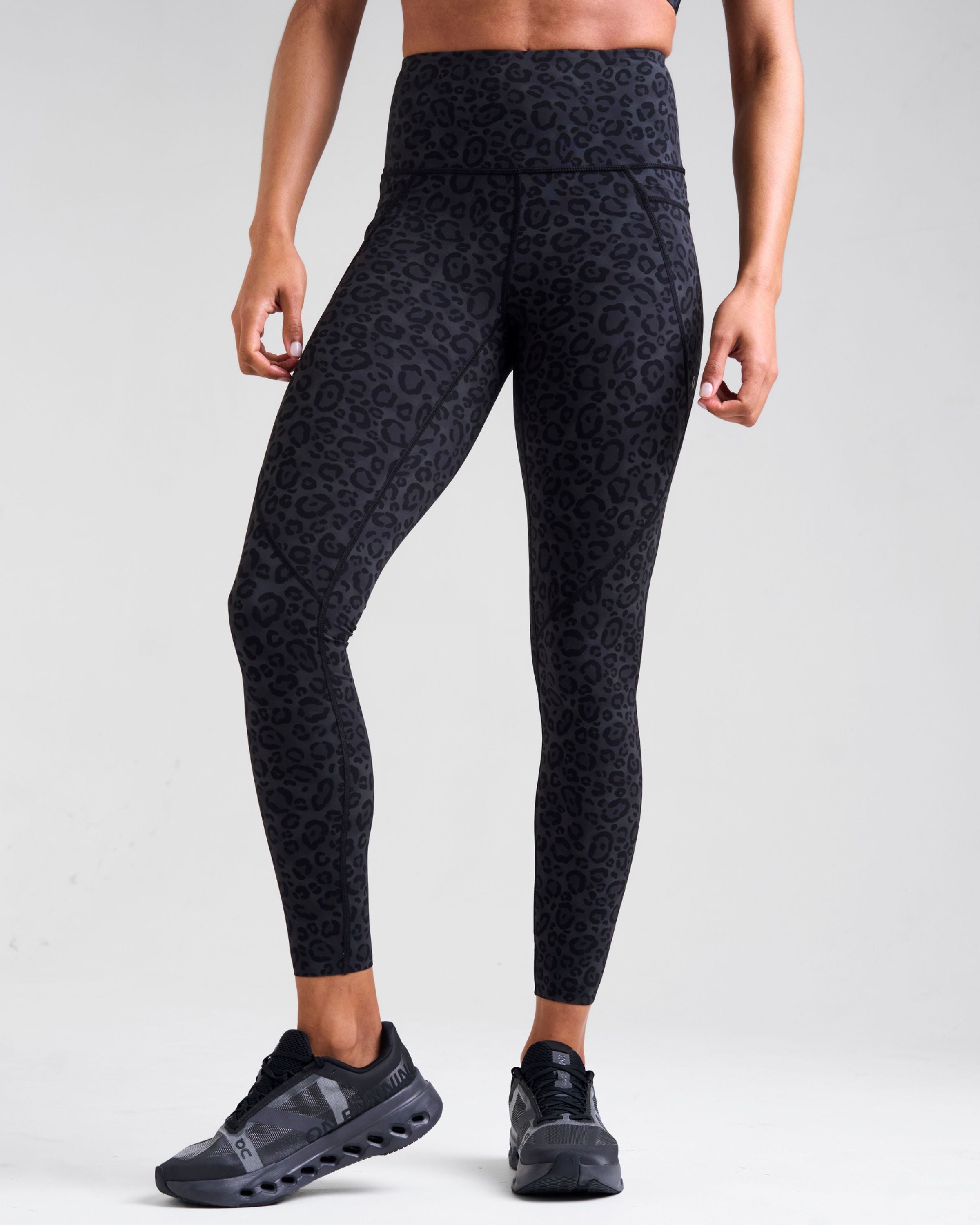 Sculpt High-Waisted Leggings Leopard Black