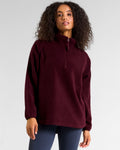 Ascend 1/4 Zip Fleece Cherry Lacquer