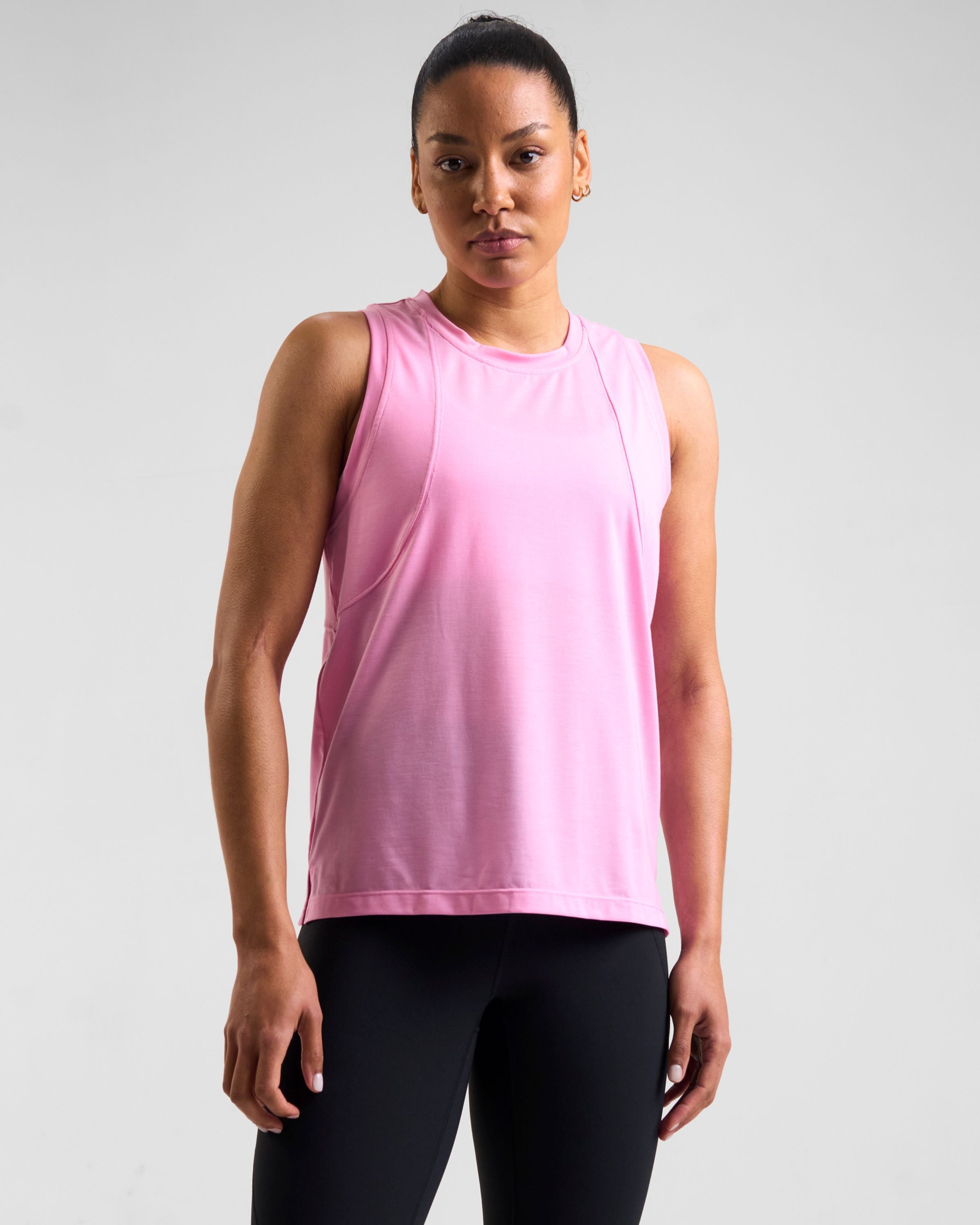 Core Lyocell Blend Active Vest Pink Glow