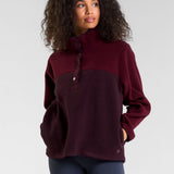 Ascend Half Snap Fleece Cherry Lacquer