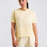All-Day-Wear Box Tee Butter Yellow