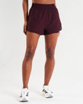 Pace 2-in-1 Performance Shorts Dark Burgundy