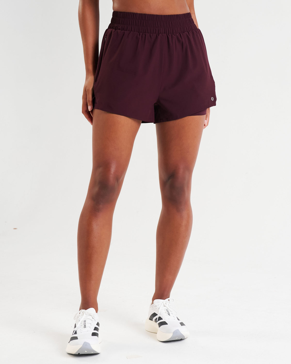 Pace 2-in-1 Performance Shorts Dark Burgundy