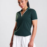 Court Short-Sleeved Polo Shirt Heritage Green
