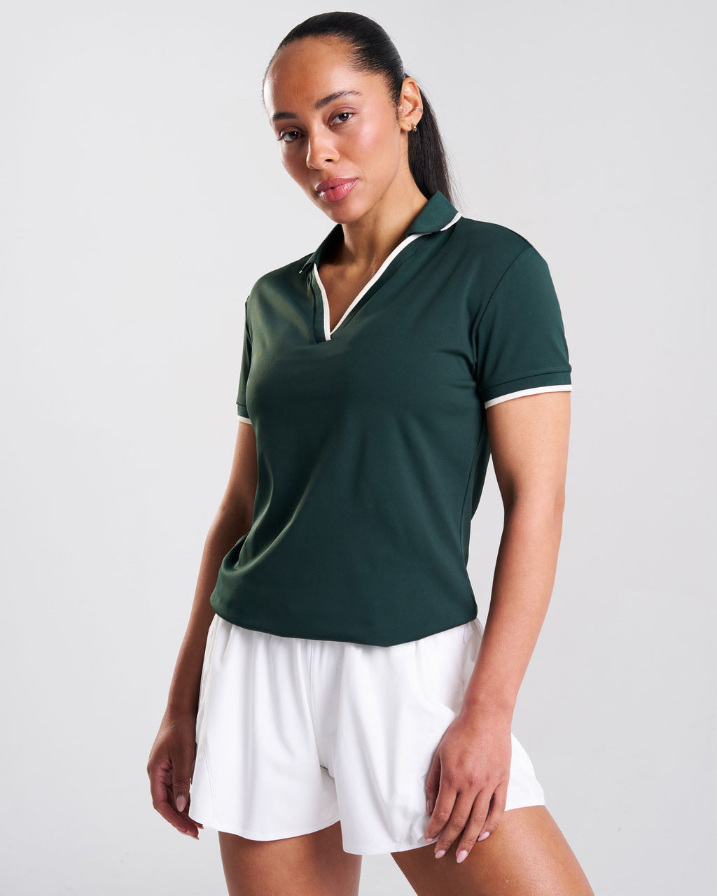 Court Short-Sleeved Polo Shirt Heritage Green