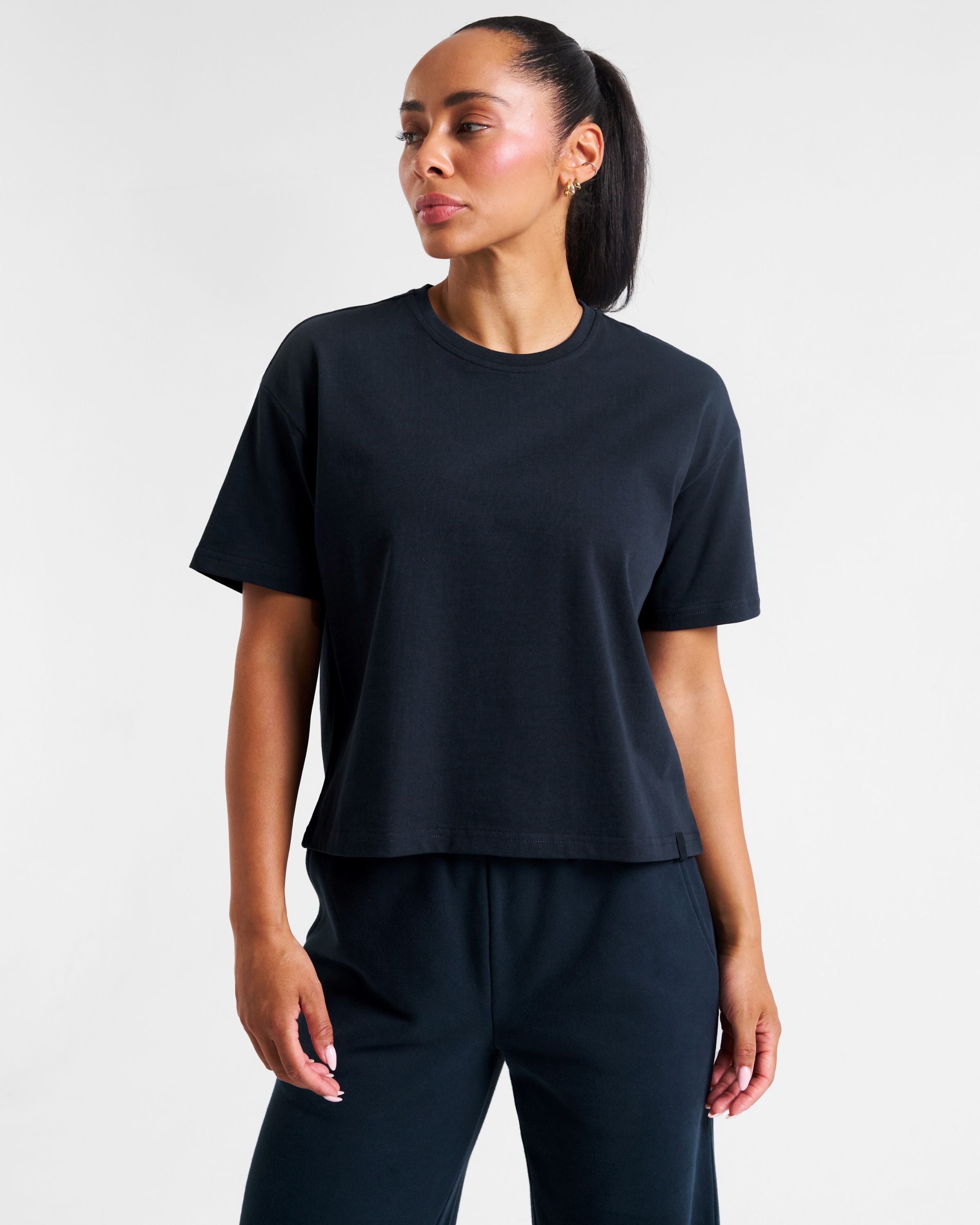 All-Day-Wear Box Tee Outerspace Navy