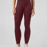 SOLID Seamless Leggings Cherry Lacquer