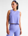 RUNSeries Cropped Vest Lavender Dusk