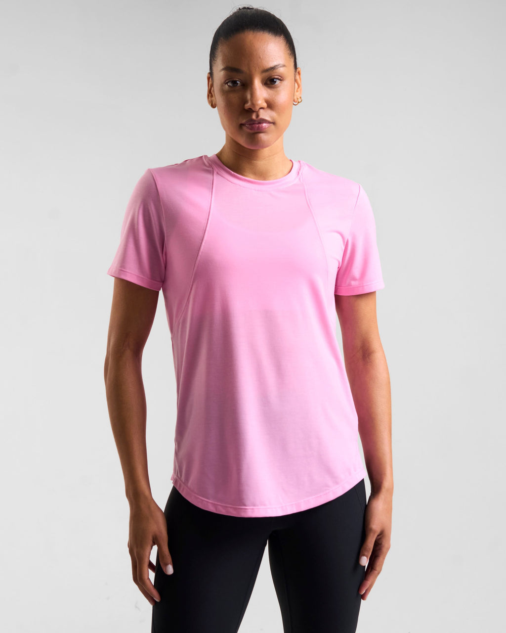 Core Lyocell Blend Active T-Shirt Pink Glow