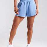 All-Day-Wear High-Rise Shorts Sky Blue