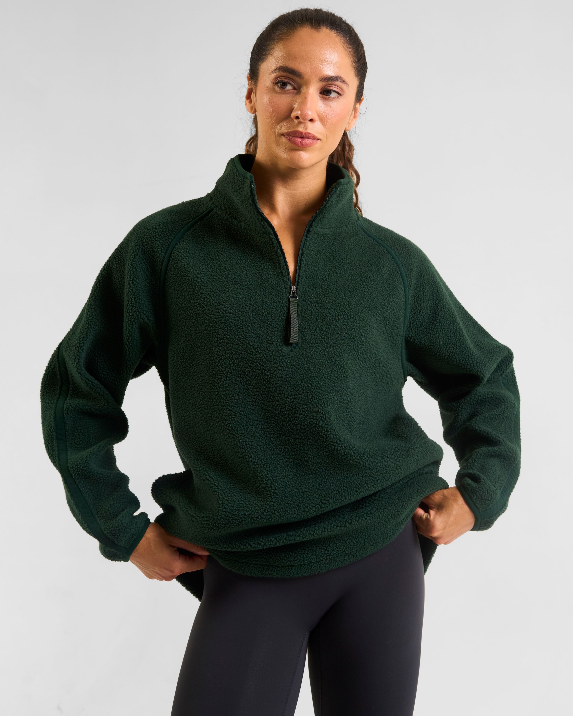 Ascend 1/4 Zip Fleece Heritage Green