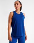 Core Lyocell Blend Active Vest Cobalt Blue