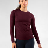 Core Long Sleeve Top Cherry Lacquer