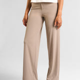 All-Day-Wear Wide Leg Trouser Sandy Taupe