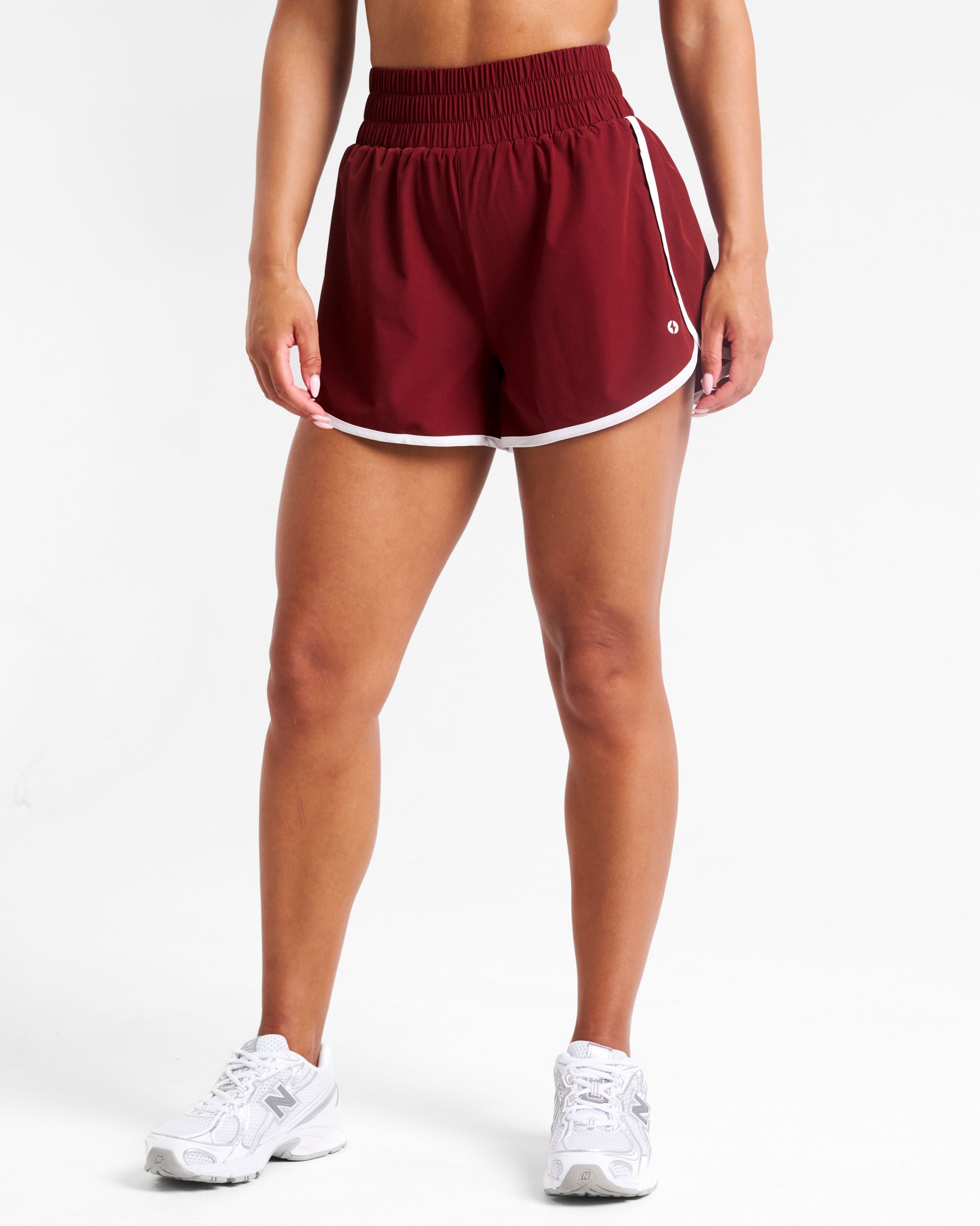 Legacy Binding Detail Track Shorts Cabernet