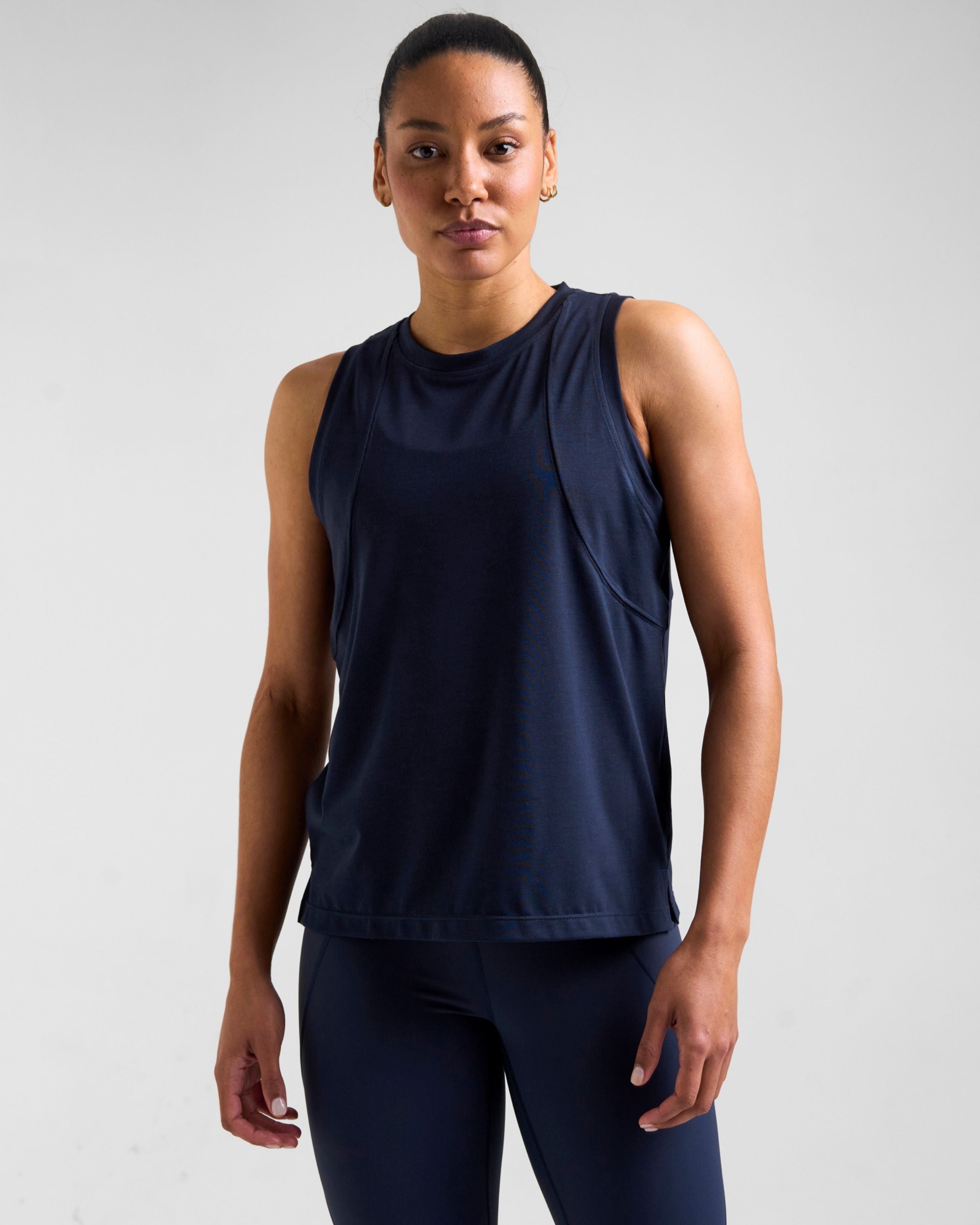 Core Lyocell Blend Active Vest Outerspace Navy