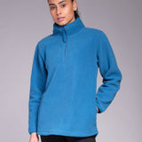 Ascend 1/4 Zip Fleece Vintage Blue