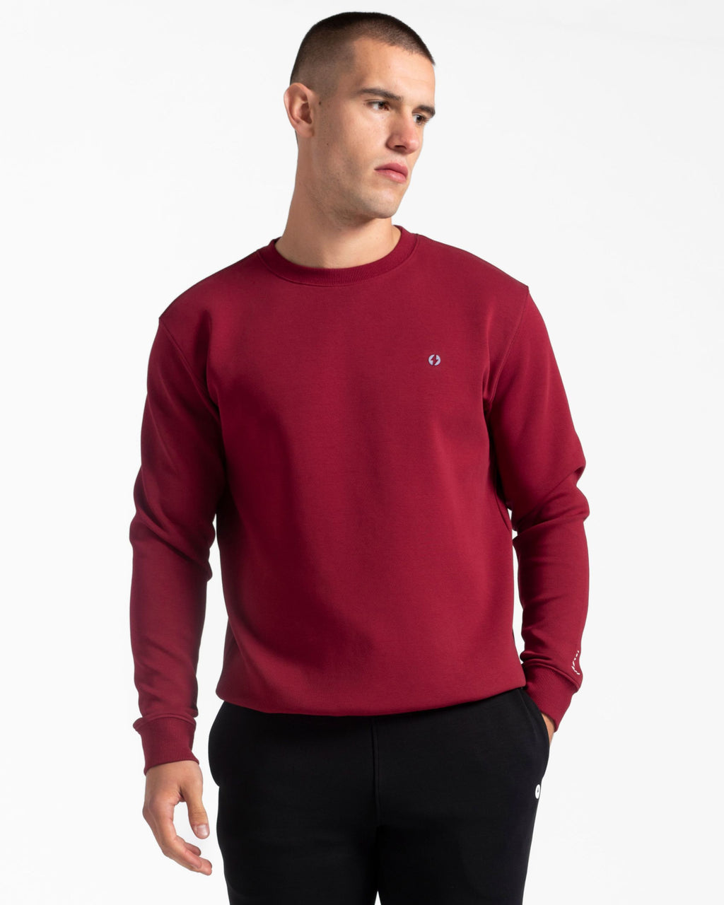 tek//pak Men's Crew Neck Burgundy
