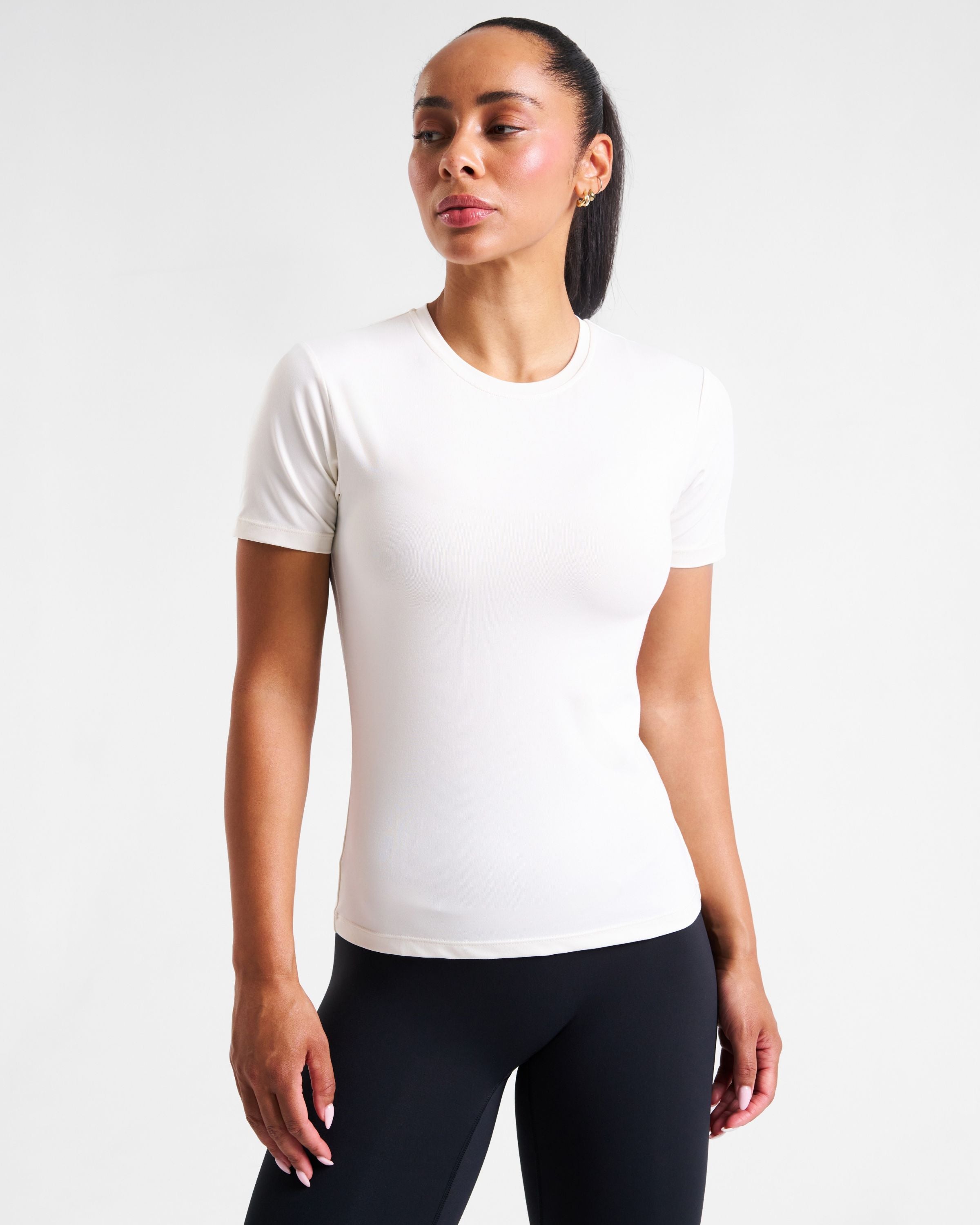 Base Soft Short Sleeve T-Shirt Coconut Milk