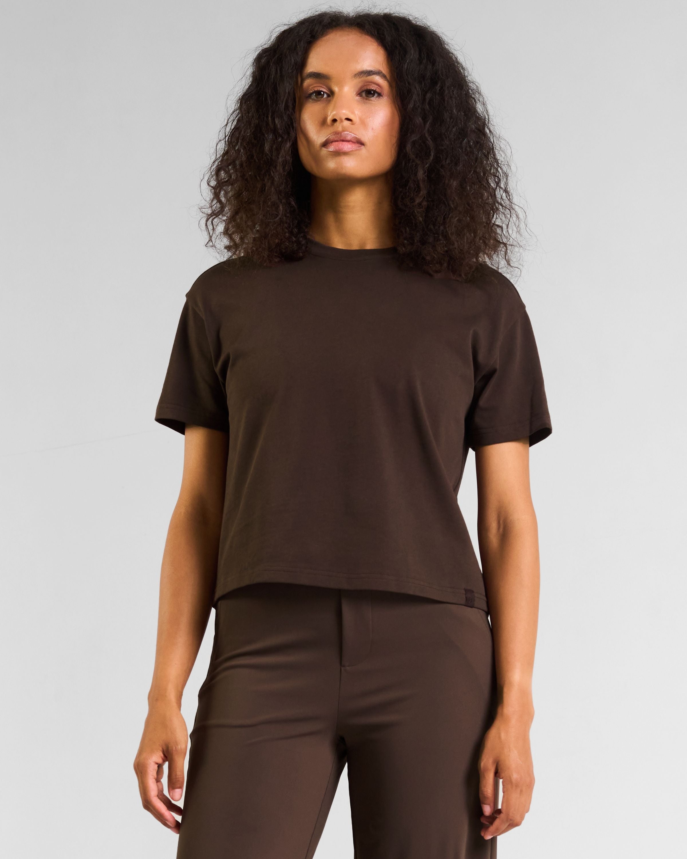 All-Day-Wear Box Tee Espresso