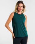 Core Lyocell Blend Active Vest Dark Teal