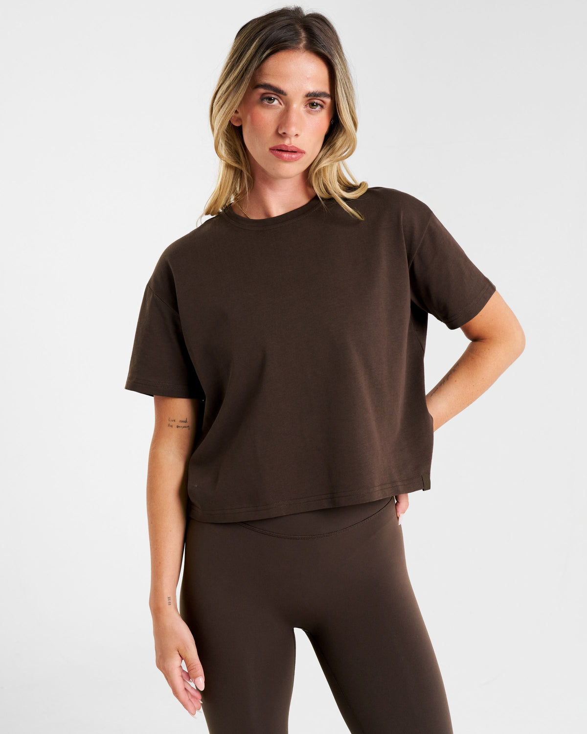 All-Day-Wear Box Tee Espresso