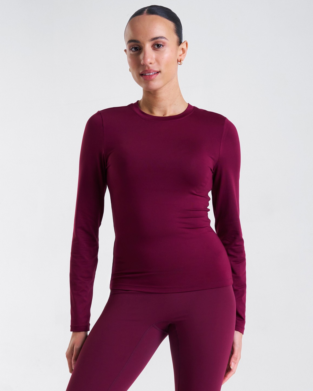 Base Soft Long Sleeve T-Shirt Cherry Lacquer