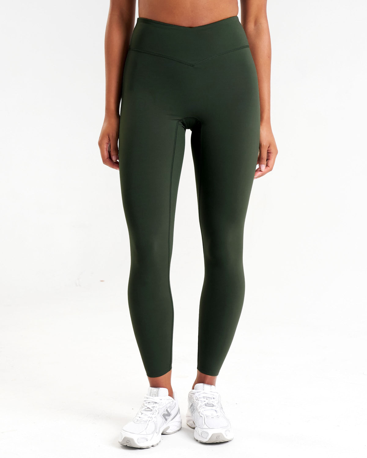 Sculpt V-Waist Leggings Forest Green