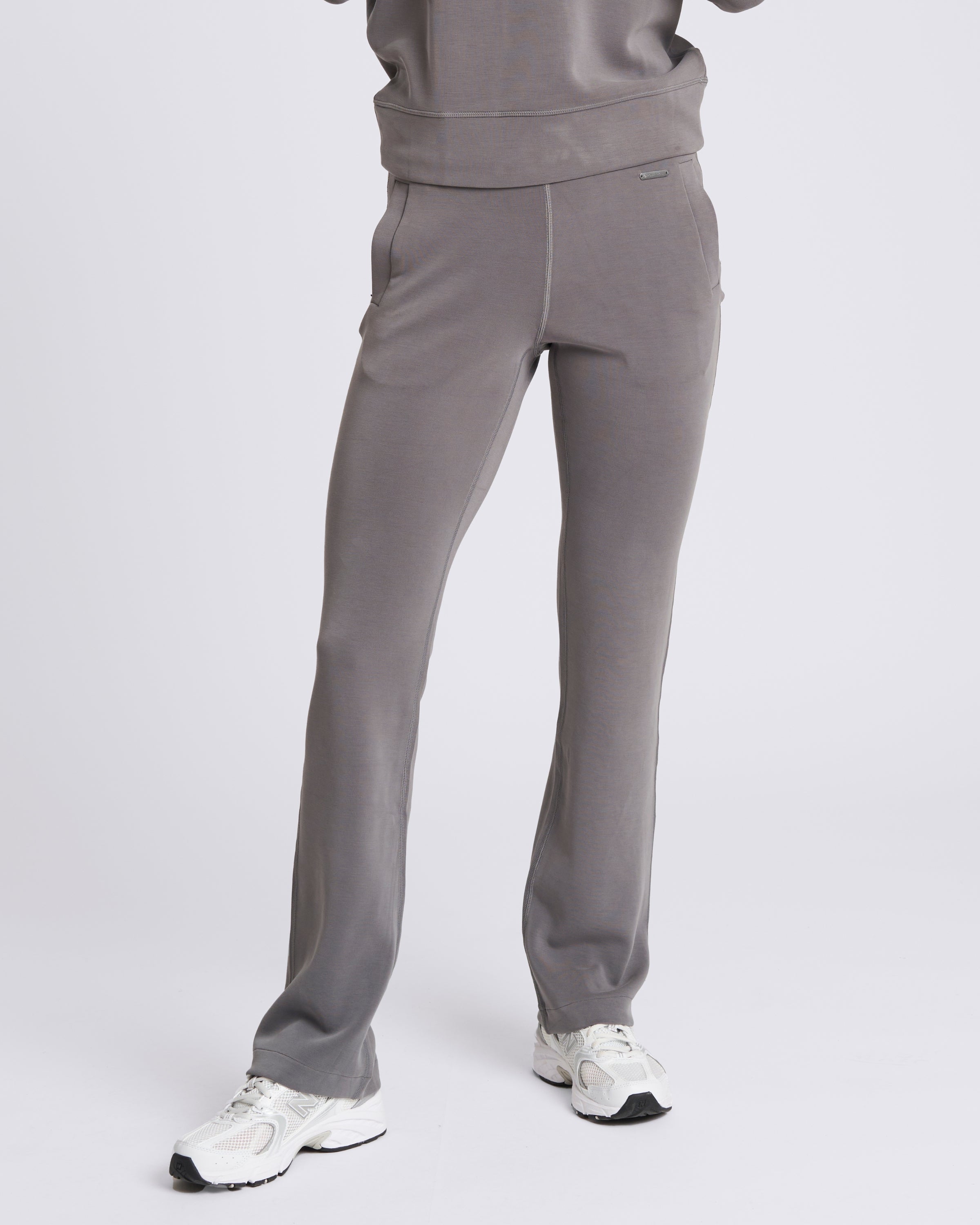 Studio UltraSoft Wide Leg Pant Steel Grey