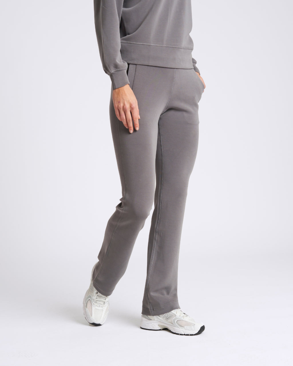 Studio UltraSoft Wide Leg Pant Steel Grey