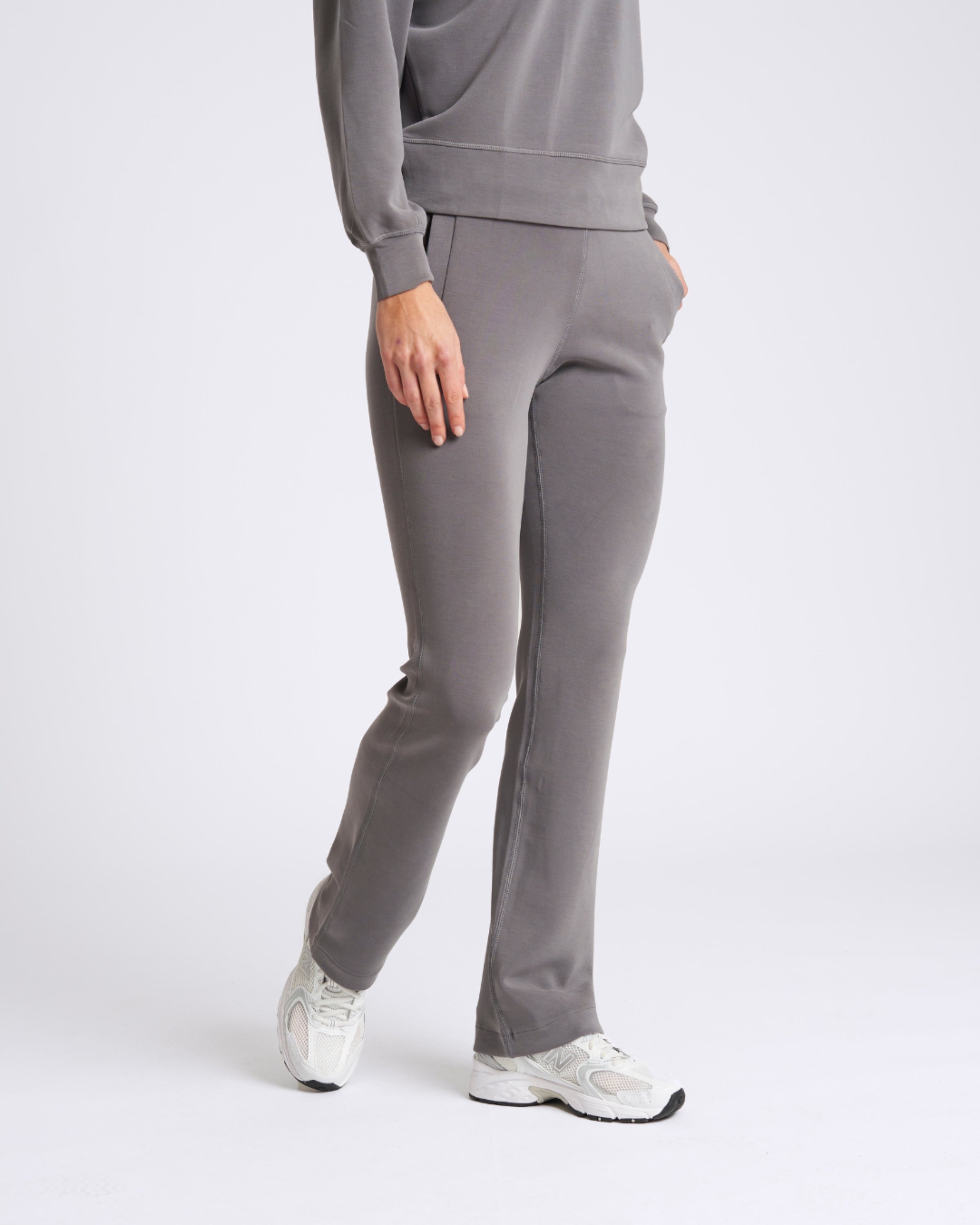 Studio UltraSoft Wide Leg Pant Steel Grey