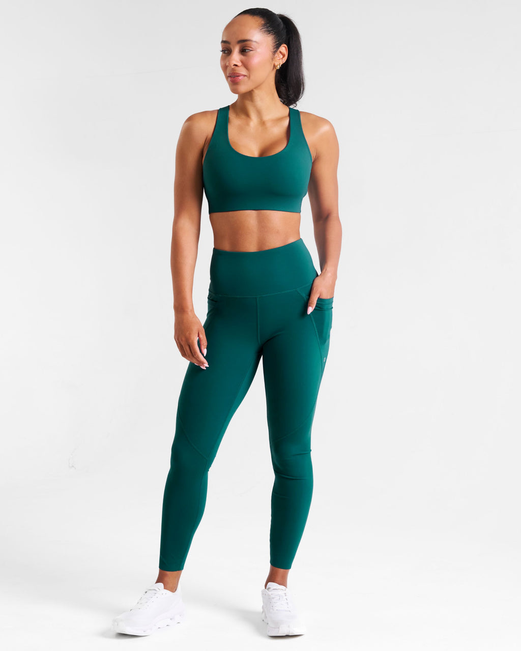 Sculpt High-Waisted Leggings Dark Teal