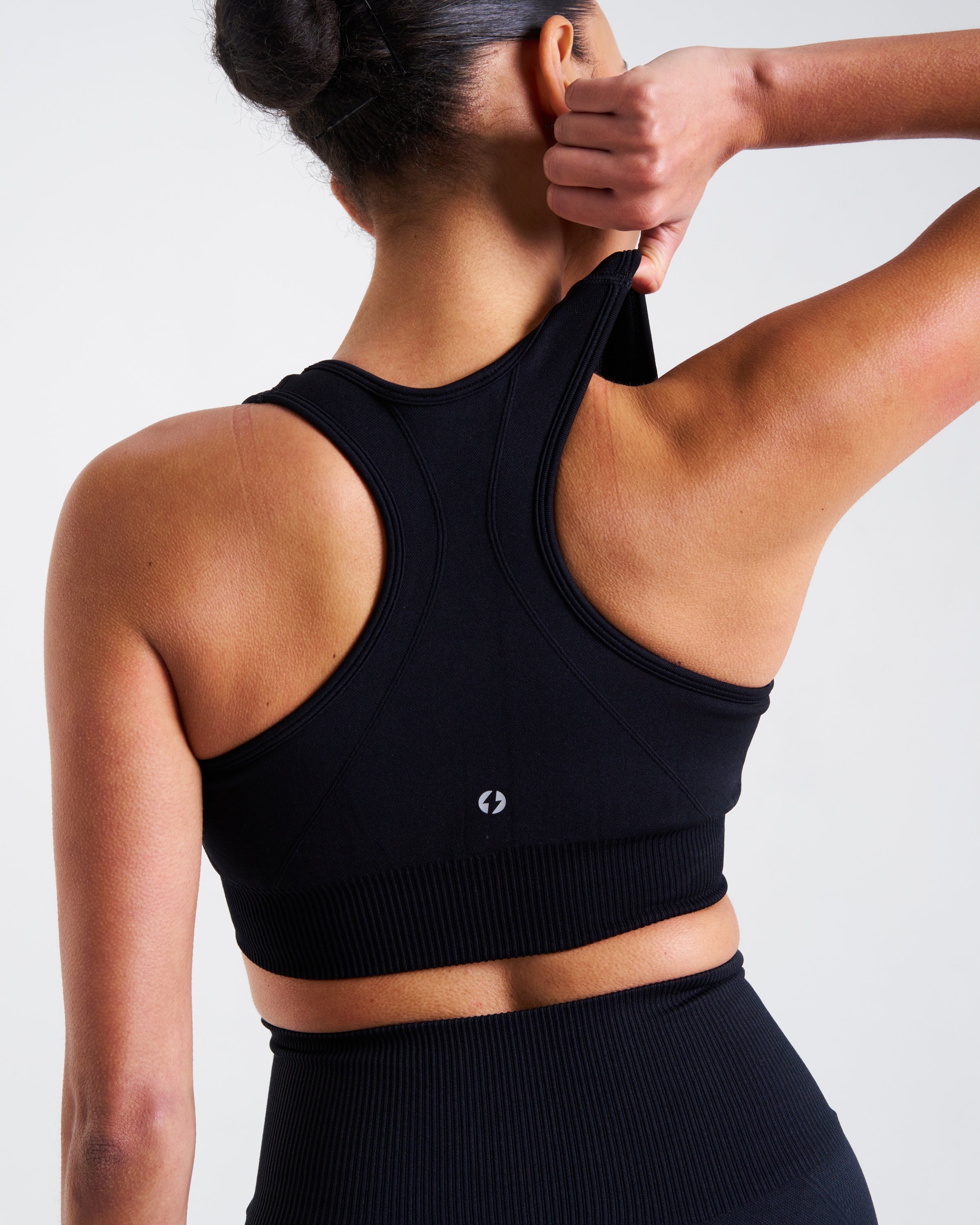 SOLID Seamless Sports Bra Black