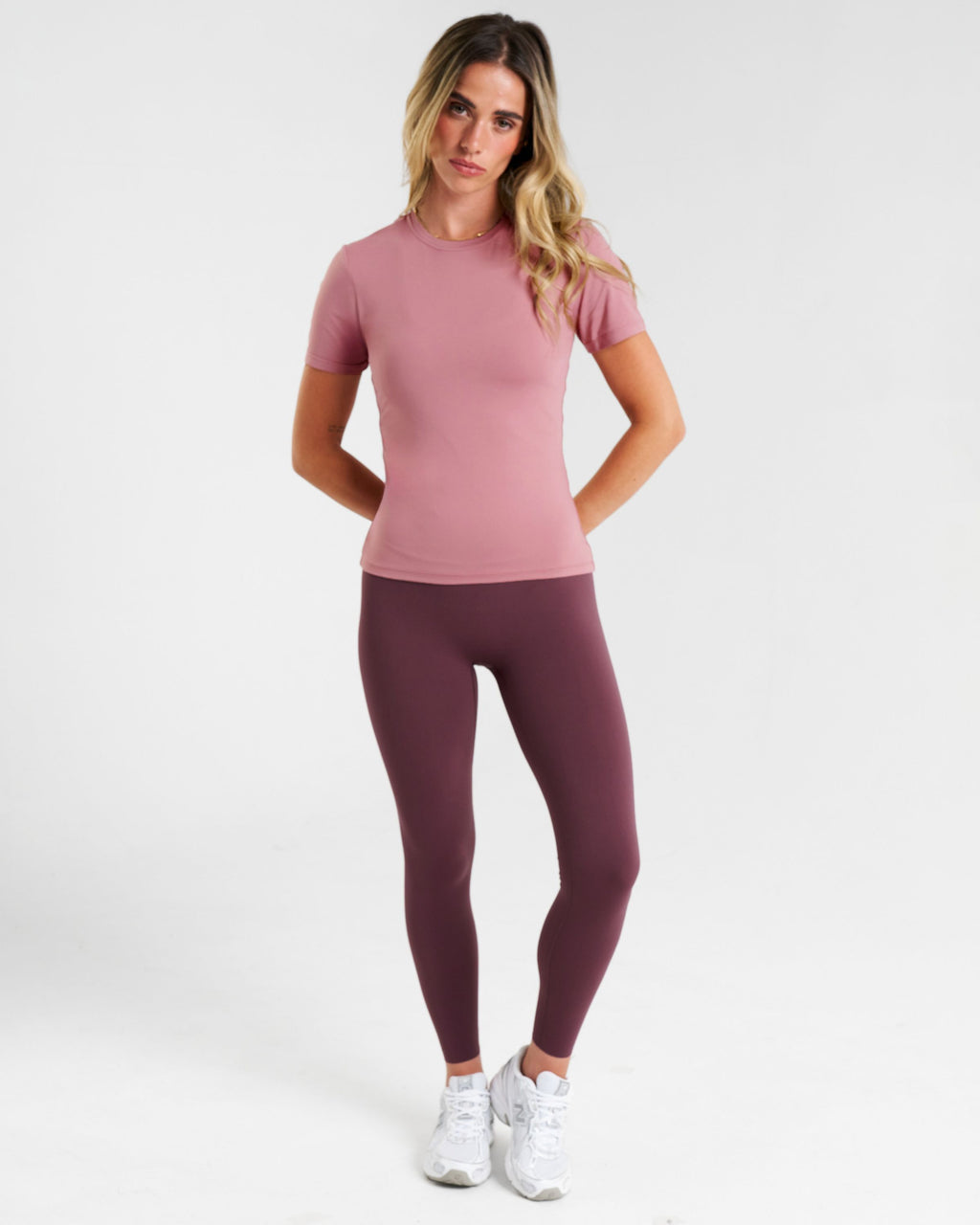 Base Soft Short Sleeve T-Shirt Dusty Pink