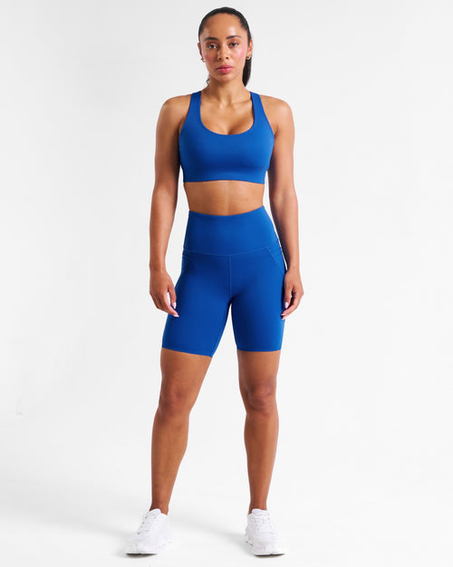 Sculpt High-Waisted 6" Shorts Cobalt Blue