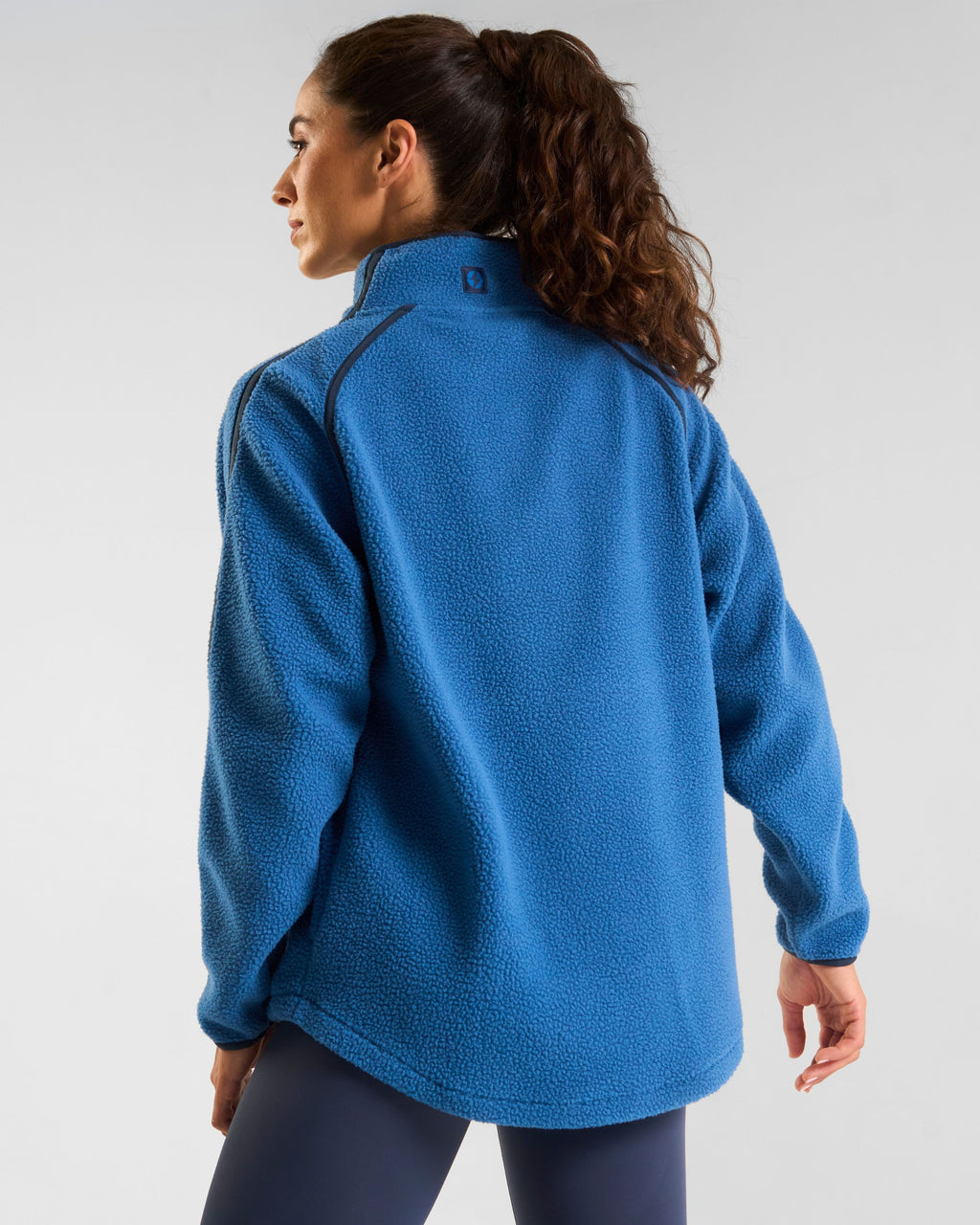 Ascend 1/4 Zip Fleece Midnight Blue