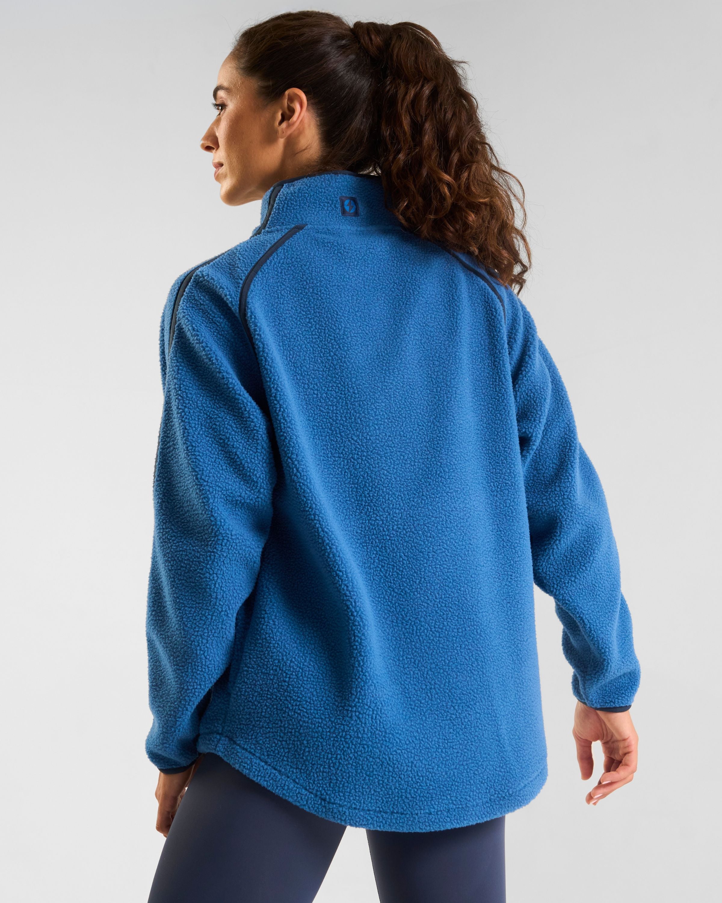 Ascend 1/4 Zip Fleece Midnight Blue