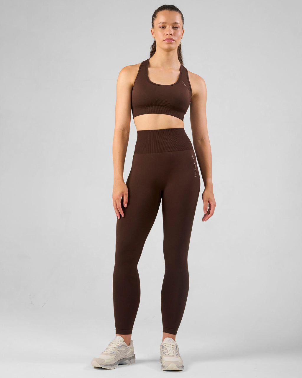 SOLID Seamless Sports Bra Espresso
