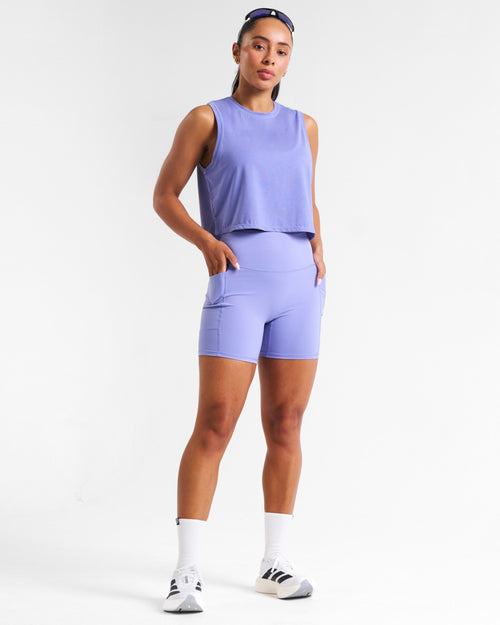 RUNSeries Cropped Tank Top Lavender Dusk