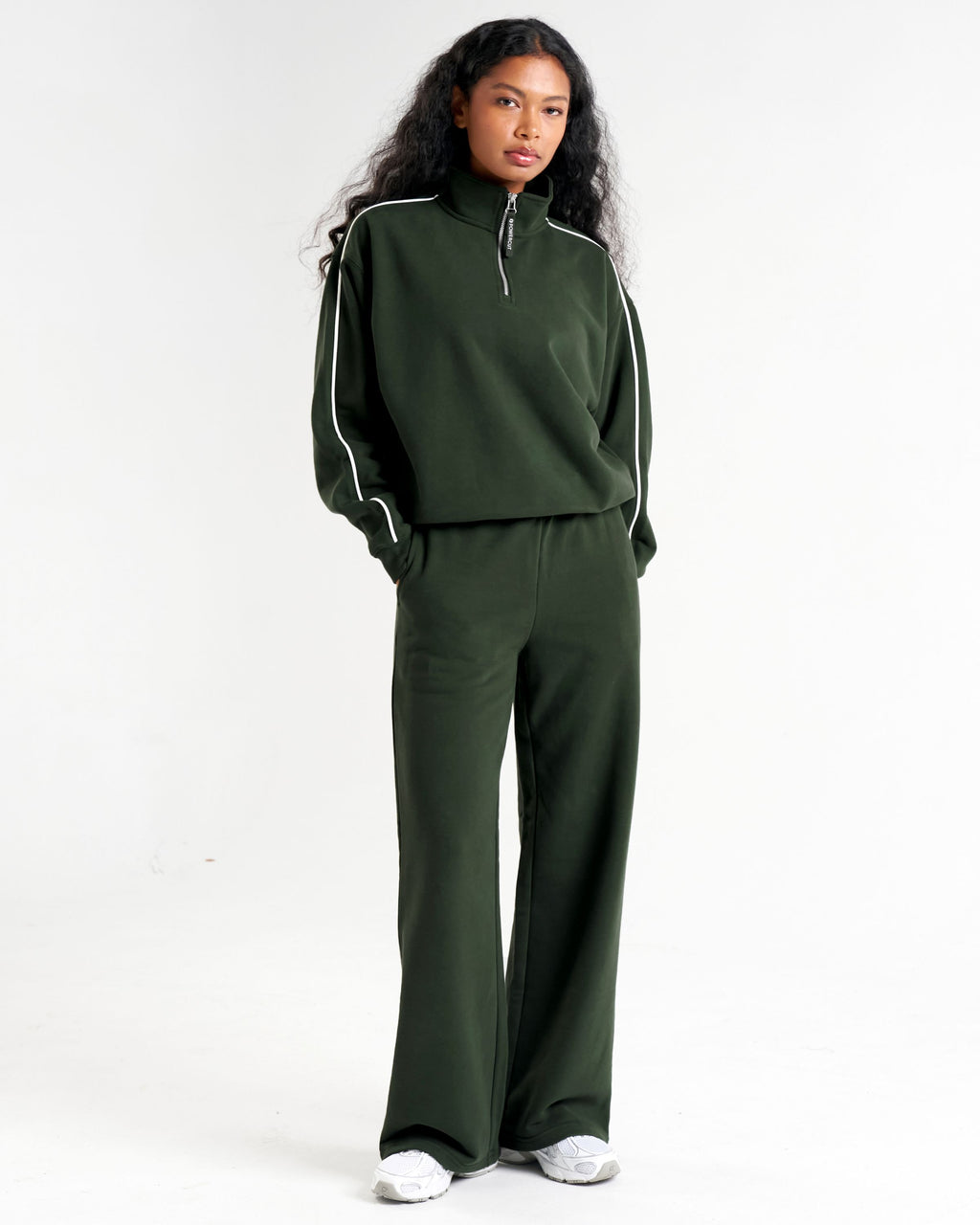 Clubhouse Half Zip Sweatshirt Forest Green