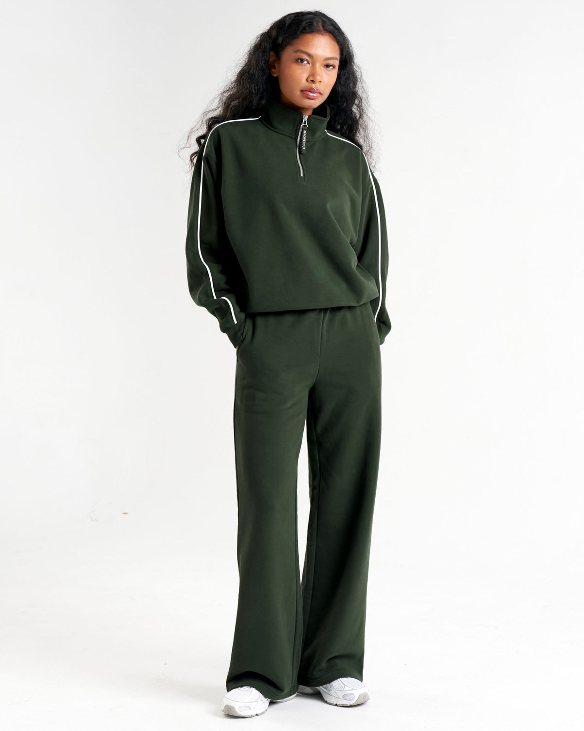 Clubhouse Half Zip Sweatshirt Forest Green