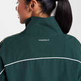 Court Piping Detail Woven Track Jacket Heritage Green