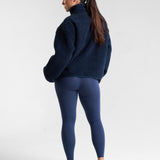 Summit Zip Through Borg Fleece Outerspace Navy