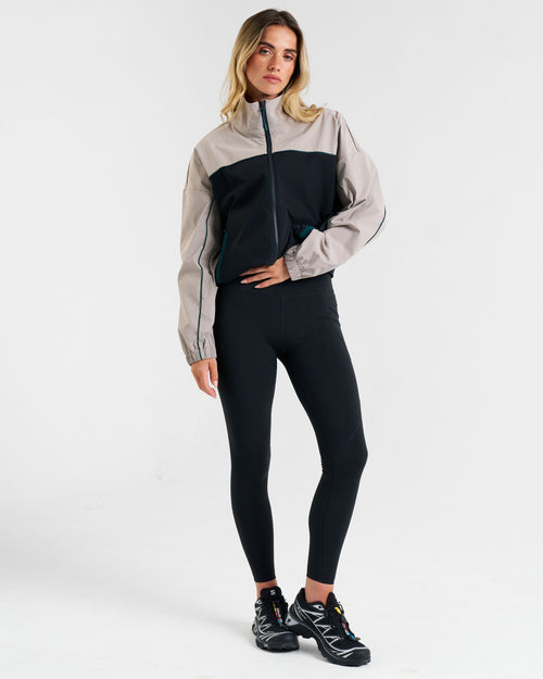 Legacy Piping Detail Woven Track Jacket Stone