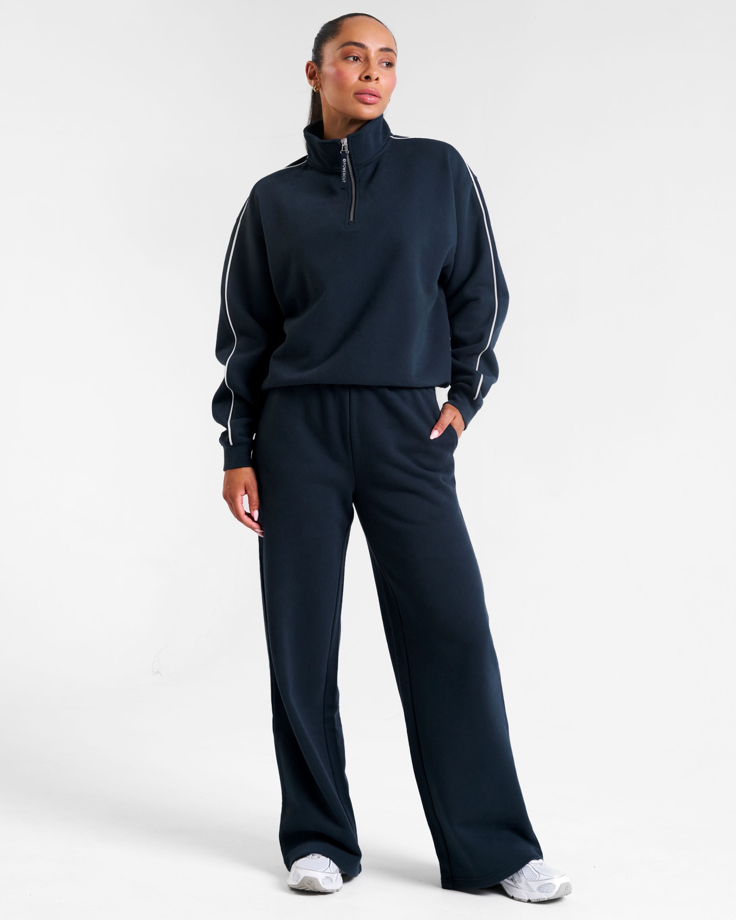 Clubhouse Half Zip Sweatshirt Outerspace Navy