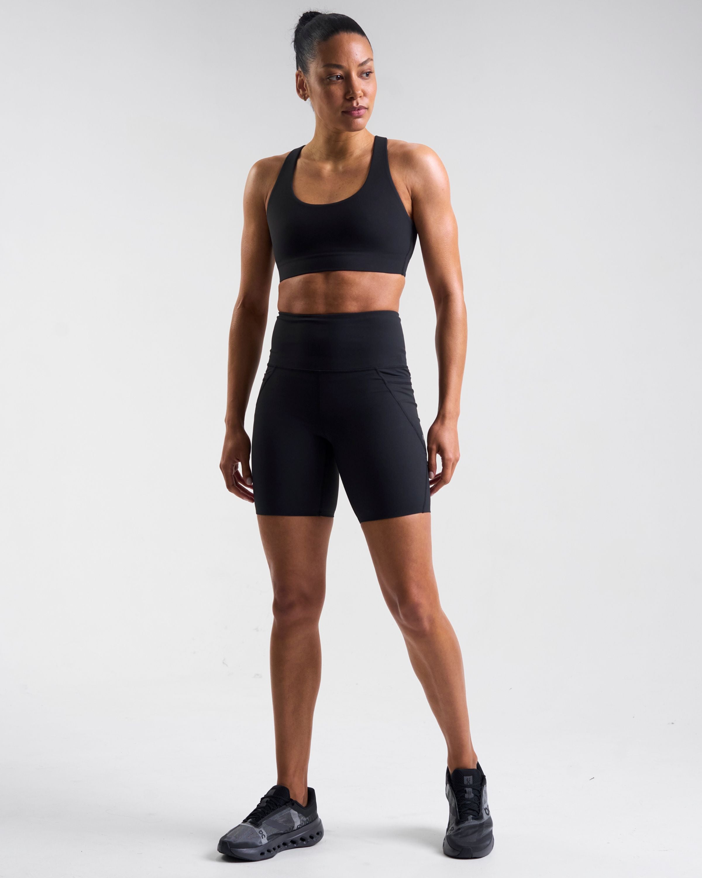 Sculpt High-Waisted 6" Shorts Black