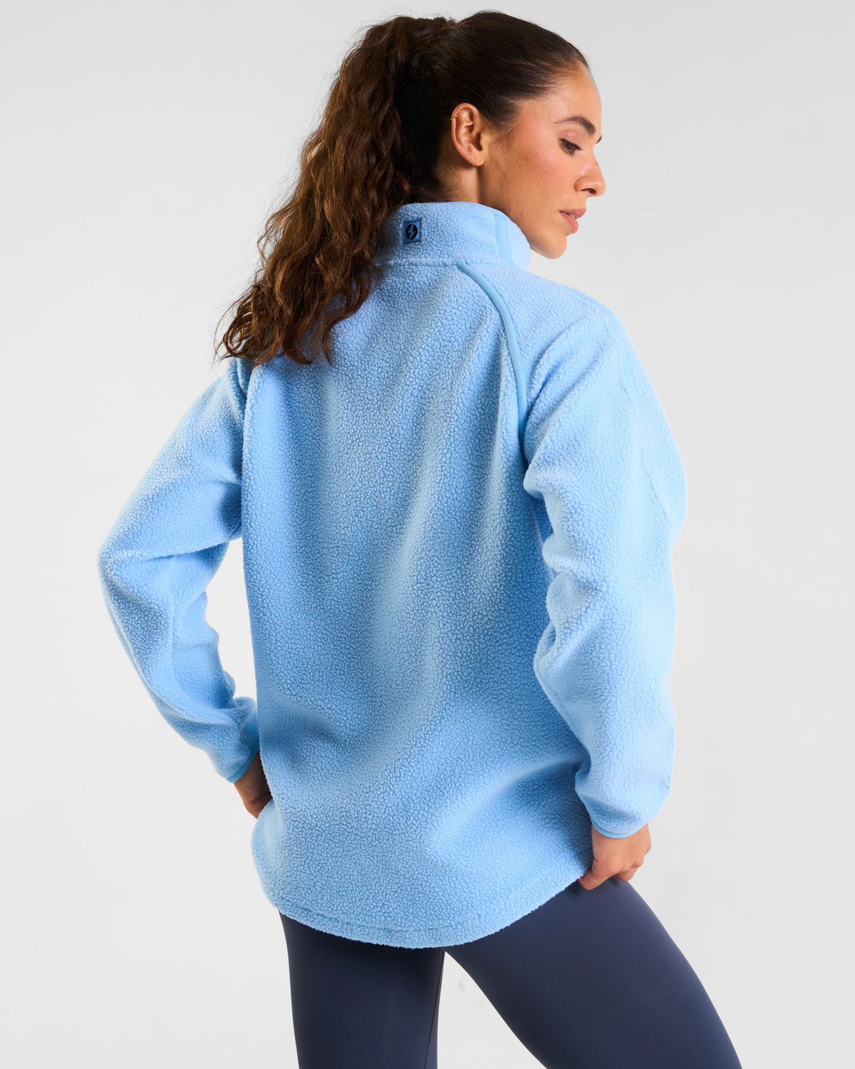 Ascend 1/4 Zip Fleece Cloud Blue