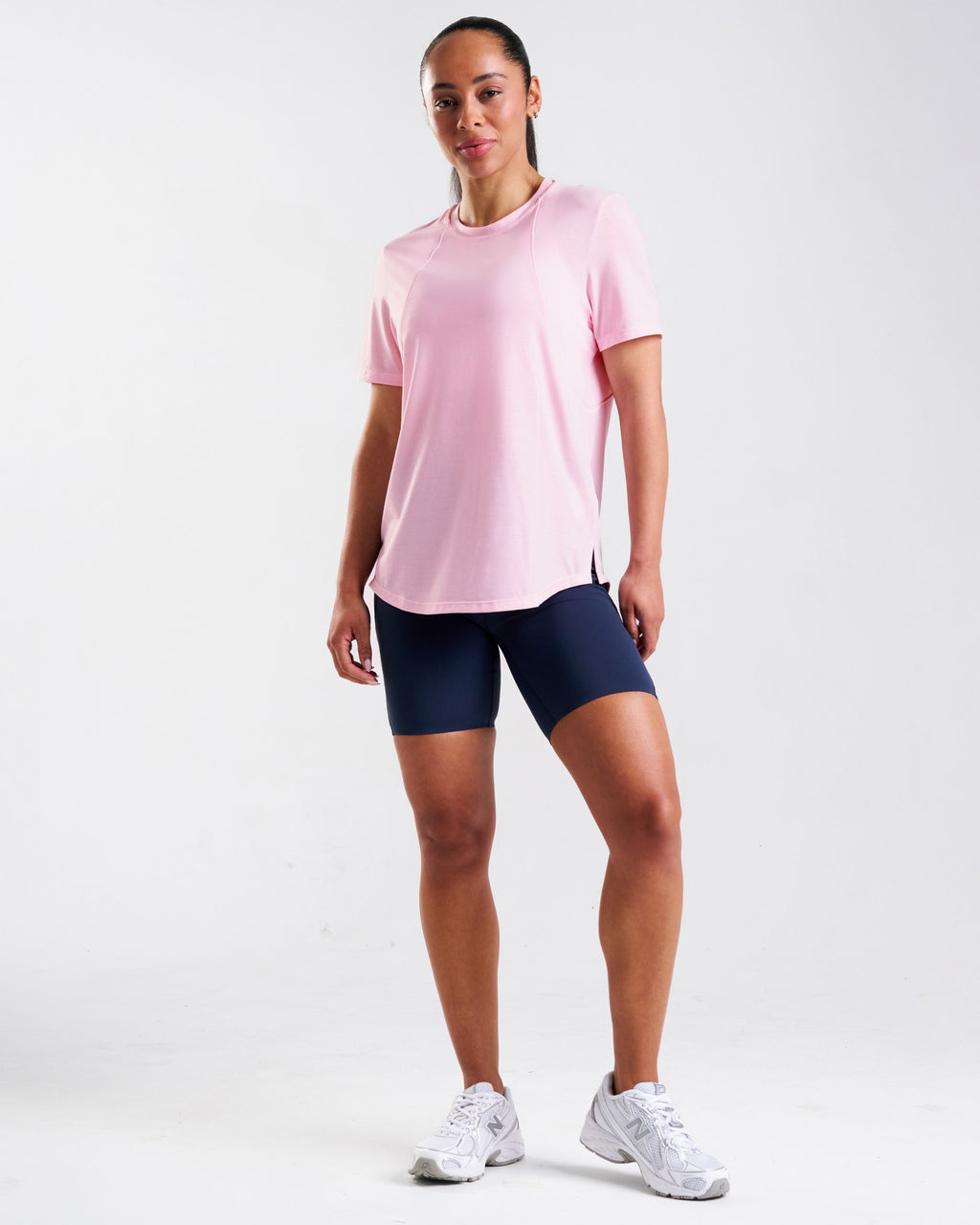 Core Lyocell Blend Active T-Shirt Light Pink