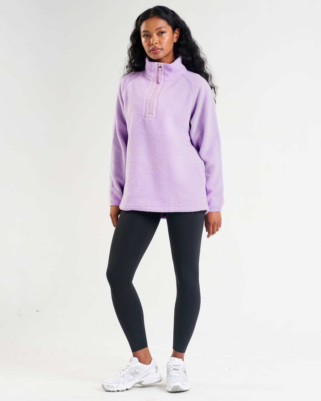 Ascend Quarter Zip Fleece Lilac